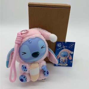 Stitch Eat Something Before Sleep Series Vinyl Figure Milk Tea Desire